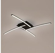 Brilagi - Plafonieră LED STRIPES, 32W, 230V, neagră