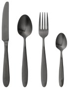 Set 4 tacâmuri Bloomingville Cutlery Eleganza, negru