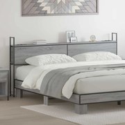 vidaXL Tăblie de depozitare sonoma gri 180 cm Lemn compozit