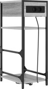 vidaXL Dulap de noapte Gri Sonoma 40 x 27 x 76 cm Lemn compozit