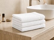 Prosop de maini Clasic mic 30x50 cm alb, 100% bumbac