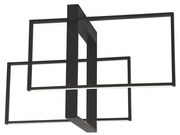 Lustra LED aplicata design modern CLEA negru 26W