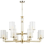 Lustra 12 brate moderna realizata manual Artu Ryfel