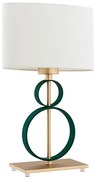 Argon 8317 - Lampă de masă PERSEO 1xE27/15W/230V 42 cm crem/verde