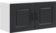 vidaXL Dulap de bucătărie Kalmar Negru 80 x 31 x 40 cm Lemn compozit
