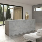 COMODA OBLO - GRI CIMENT