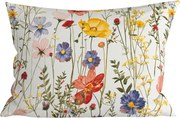 Husa pentru perna din microfibra WILDFLOWERS 50x70 cm, colorata