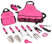 Set scule grădinărit Sixtol Garden pink, 12 buc.,