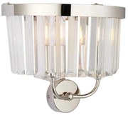 Endon 106448 - Aplica de perete CHESTERFIELD 2xE14/6W/230V, crom lucios