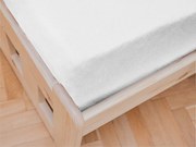 Cearsaf jersey Culoare alb, 140 x 200 cm LA REDUCERE