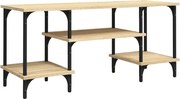 vidaXL Comodă TV, stejar sonoma, 102x35x45,5 cm, lemn prelucrat