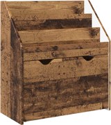 vidaXL Raft pentru copii Lemn vechi 60 x 29,5 x 69 cm Lemn compozit