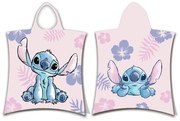 Poncho pentru copii roz deschis din bumbac Lilo and Stitch – Jerry Fabrics