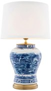 Veioza design LUX din ceramica Chinese Blue 112085 HZ