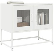 vidaXL Dulap TV, alb, 68x39x60,5 cm, oțel laminat la rece