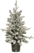 Brad artificial acoperit cu zapada, 70 cm