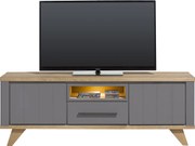 Comoda TV gri Jardinia 170/45/60 cm