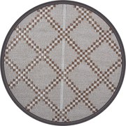 vidaXL Covor de exterior, ARAKIL maro, Ø160 cm, PP