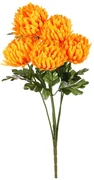 Buchet de crizanteme galbene, 17 x 28 cm,artificiale