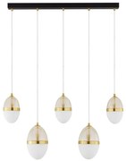 Lustra cu 5 pendule LED design modern Egna