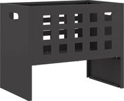 vidaXL Cuptor de foc Negru 50 x 30 x 40 cm Oțel