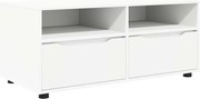 vidaXL Cabinet TV cu sertar Alb 100 x 48 x 43 cm Lemn compozit