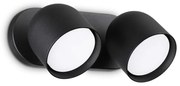 Aplica cu 2 Spoturi stil modern minimalist Dodo ap2 negru