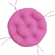 vidaXL Pernă rotundă, roz, Ø 60 x11 cm, țesătură Oxford