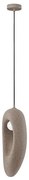 Pendul design modern, Stone Brown, TEMPUS, 18x48cm