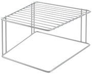 Raft suplimentar argintiu din oțel 25x25 cm Boxe – Metaltex