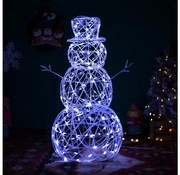 Brilagi - Decorațiune LED de Crăciun pentru exterior, om de zăpadă, 3,6W/31/230V, 6500K, 120 cm, IP44