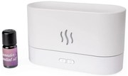Difuzor aromă LED RGB ultrasonic 180ml cu umidificator și iluminare albă