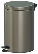 Alda Coș de gunoi cu pedală Freedom Fresh 12 l,inox mat, 12 l