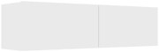 Comoda TV, alb, 120 x 30 x 30 cm, PAL