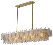 Lustra suspendata design LUX Verbier Rectangular, alama periata 115711 HZ