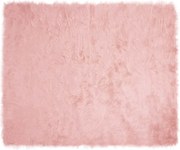 vidaXL Covor din Lână Faux Tafalla Roz 200 x 280 cm Poliester