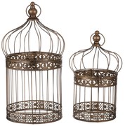 Set de cuști metalice Vask 2 bucăți, cupru