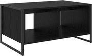 vidaXL Masă de cafea Stejar Negru 80 x 50 x 40 cm Lemn compozit
