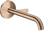 Baterie lavoar incastrata red gold lucios, pipa 220 mm, Hansgrohe Axor One Select Red gold lucios