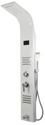 Panou dus hidromasaj inox 5 functii Digital Thermo White Satin TRENDY S