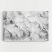 Tablou Canvas, 20x30cm, Dormitor si Living, Peisaje, Nori, Grey Cloudy Sky