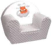 New Baby Baby Minky Fox fotoliu gri , 42 x 53 cm