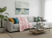 Patura din microplus SOFT, roz deschis Dimensiune: 200 x 220 cm