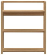 Bibliotecă în culoare naturală cu aspect de lemn de stejar 80x93x40 cm Ludza – Actona