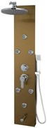 Panou de dus cu hidromasaj,TRENDY’S cu 4 functii,gold satin