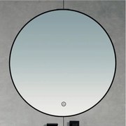 Brilagi-LED Oglindă de baie NOVARA LED/19W/230V 60 cm neagră IP44 CRI 90 reglabilă + CCT