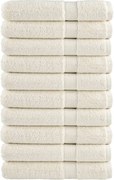vidaXL Prosoape premium SOLUND 10 buc. crem 100x200 cm 600 gsm