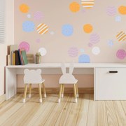 Autocolante de perete - cercuri decorative I.