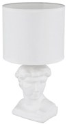 Lampă de masă Globo 21732W HERMES 1xE14/40W/230V alb