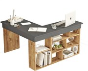 Birou Cilo Anthracite și Atlantic Pine